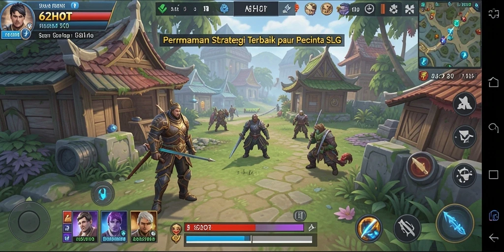 Tampilan gameplay 62HOT yang mengesankan dan strategis.