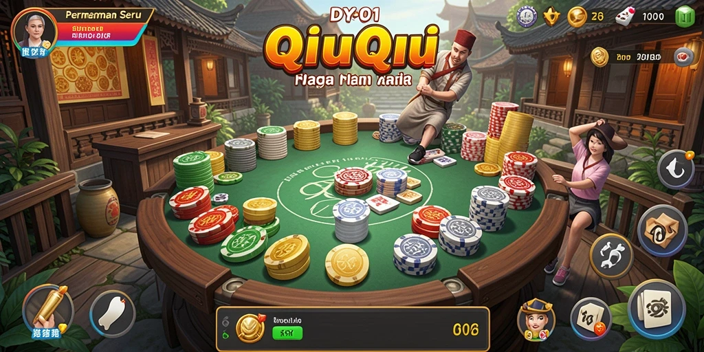 Screenshot gameplay QiuQiu DY01 yang seru dan menarik.