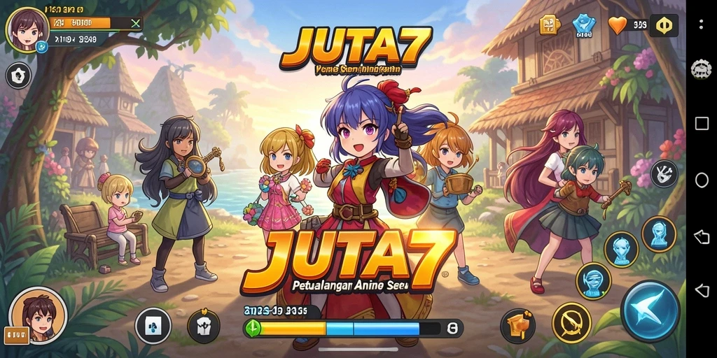 Tampilan menarik dari gameplay <strong>JUTA7</strong> yang penuh warna dan aksi.