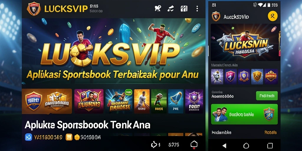 Tampilan antarmuka pengguna LUCKSVIP saat bermain taruhan olahraga.