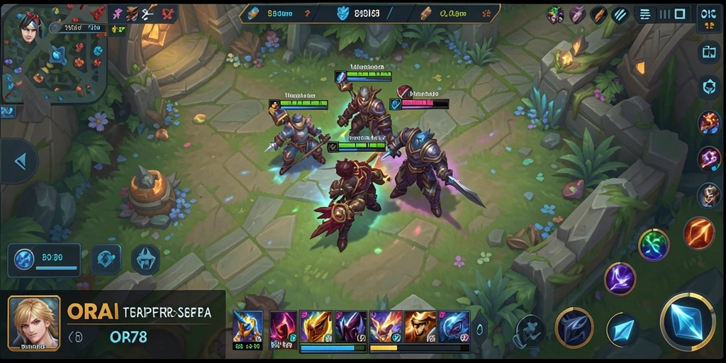 Tampilan gameplay intens di ORA78 dengan strategi tim yang hebat.