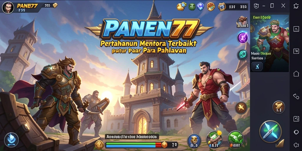 Tampilan gameplay Tower Defense yang menarik dan penuh strategi.