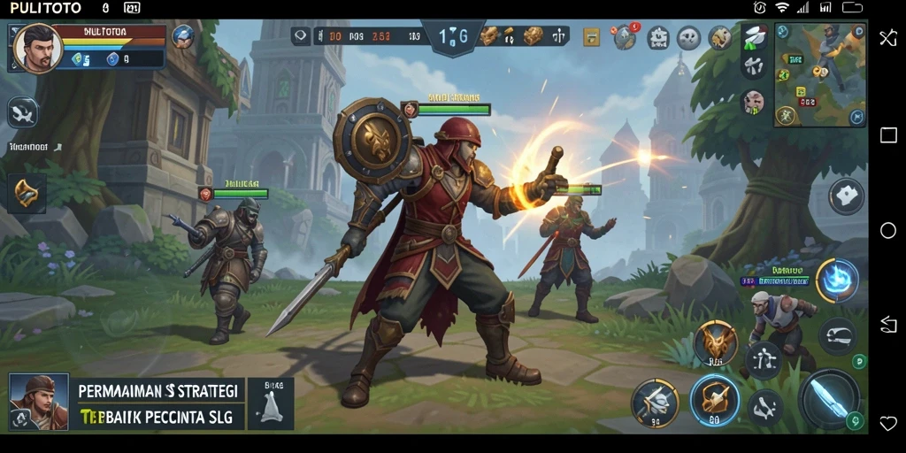 Gambaran menarik dari gameplay PULITOTO yang menampilkan pertempuran strategi.
