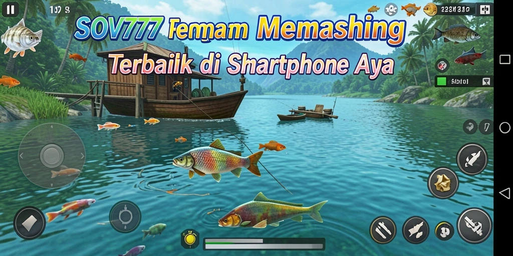 Tangkapan ikan terbesar dalam permainan SOV777 saat bermain.